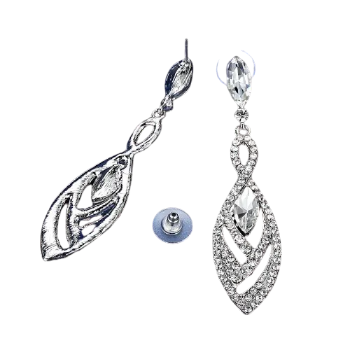 Women Hanging Crystal Long Drop Earrings