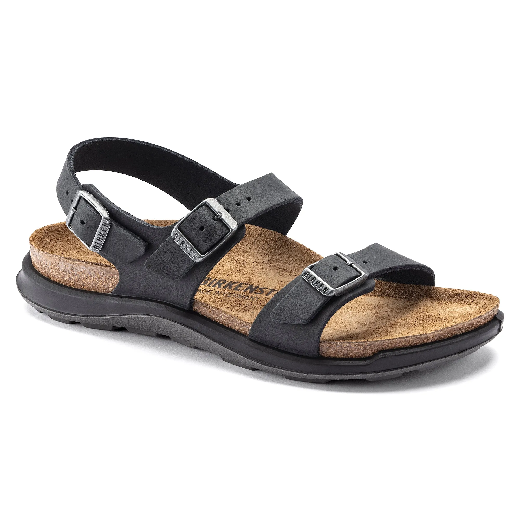 Women's Birkenstock Sonora Oiled Leather Color: Black (REGULAR/WIDE WIDTH)